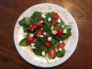 Spinach and Goat Cheese Salad